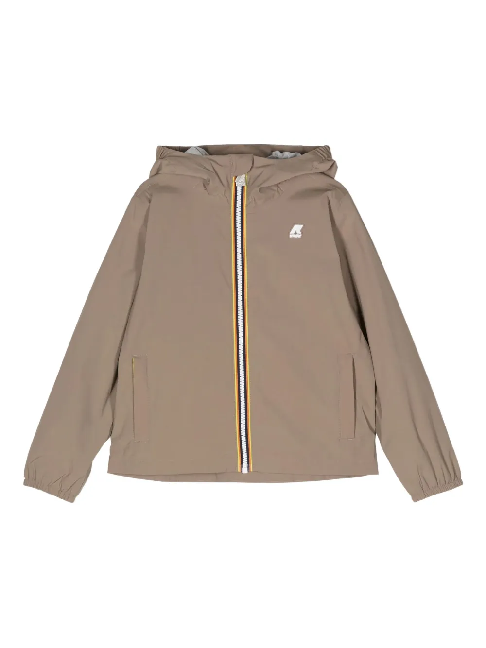 K-Way Jack met capuchon Bruin