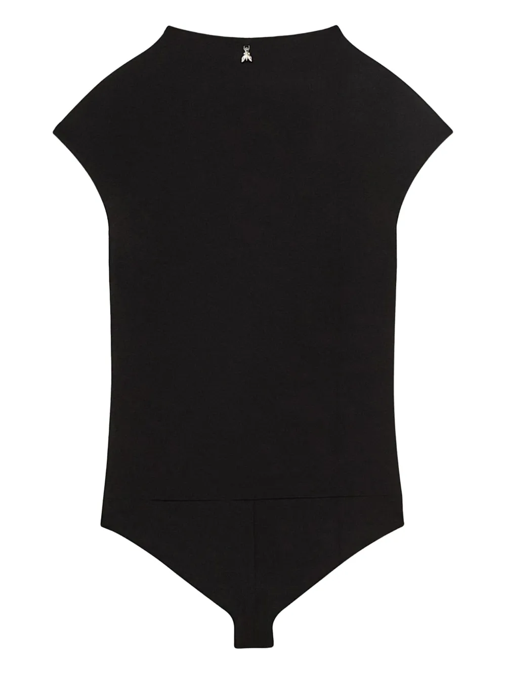 Patrizia Pepe embellished-neck bodysuit Zwart