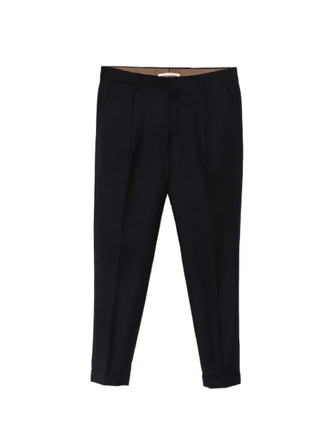 Briglia 1949 pressed-crease turn-up trousers