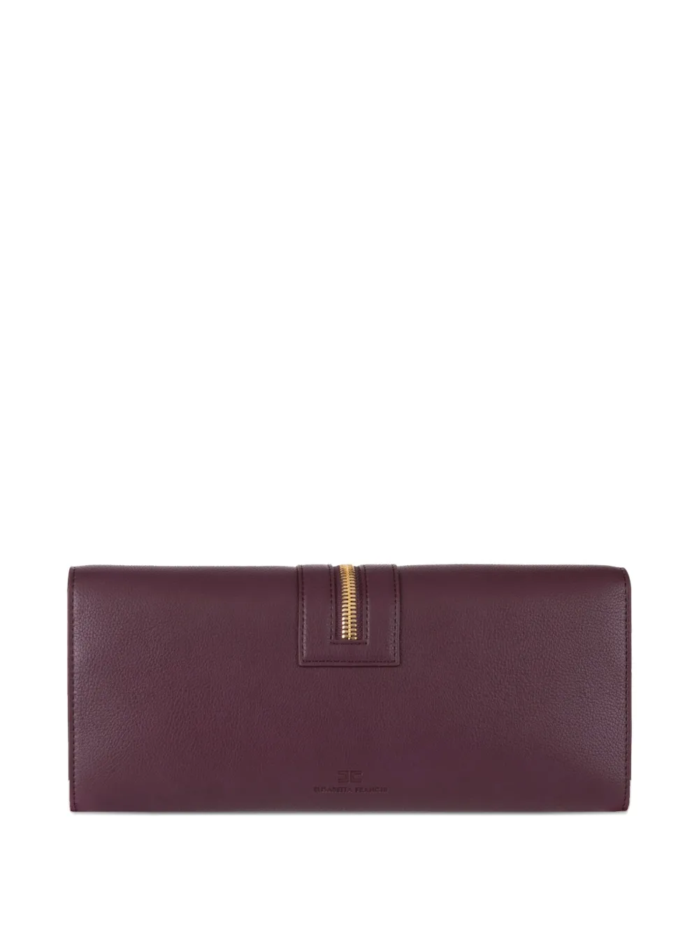 Elisabetta Franchi Clutch met rits Rood