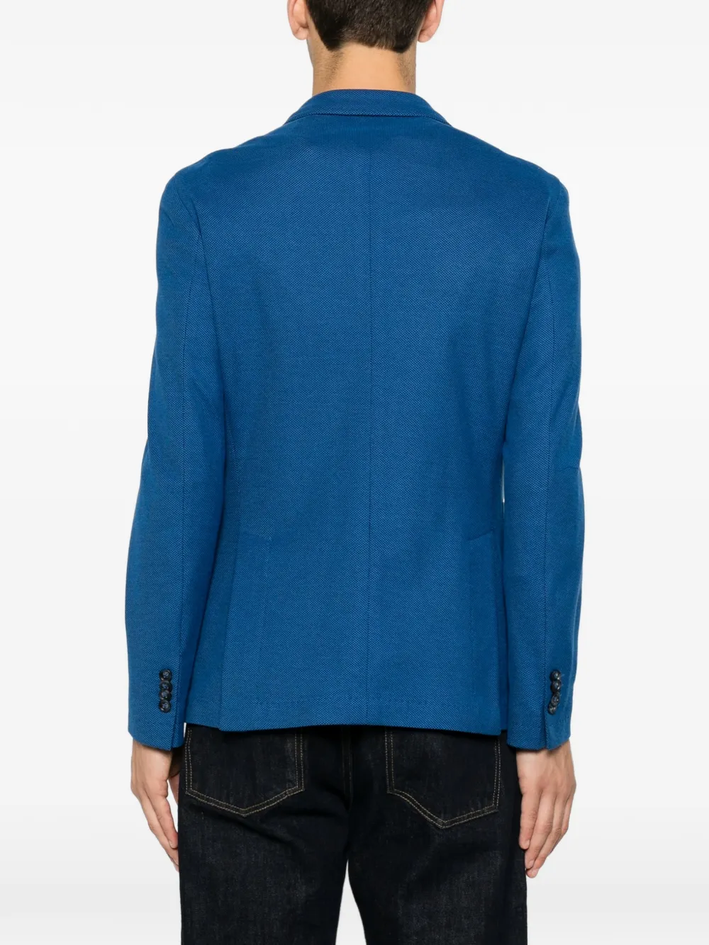 Manuel Ritz Blazer met dubbele rij knopen Blauw