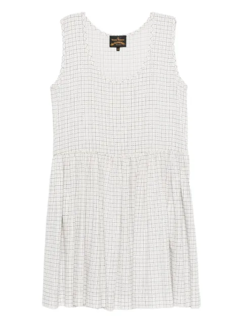 Vivienne Westwood Pre-Owned 2020s grid-pattern sleeveless dress