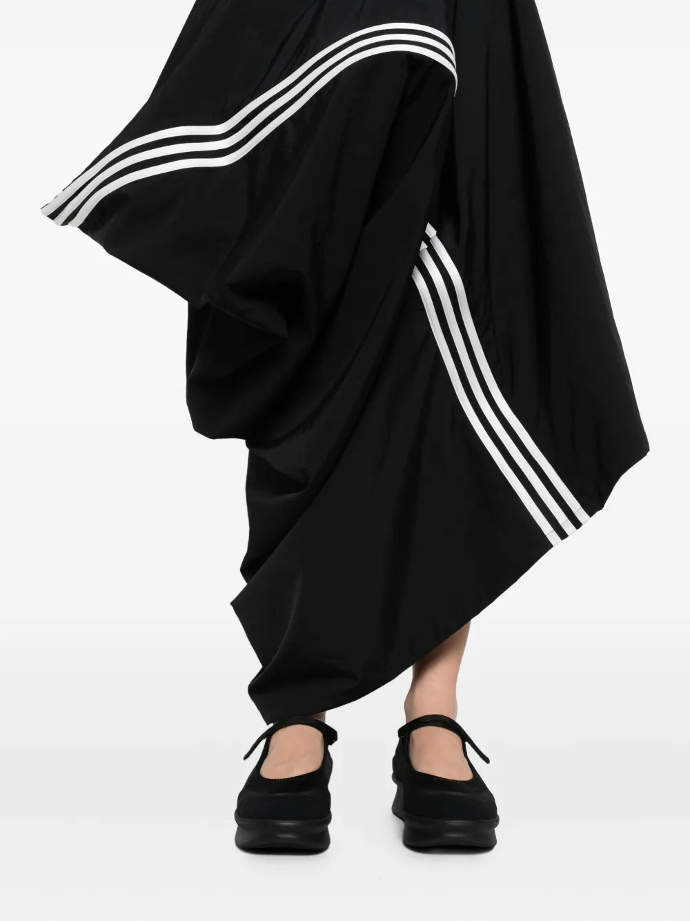 Y-3 Asymmetrische rok Zwart