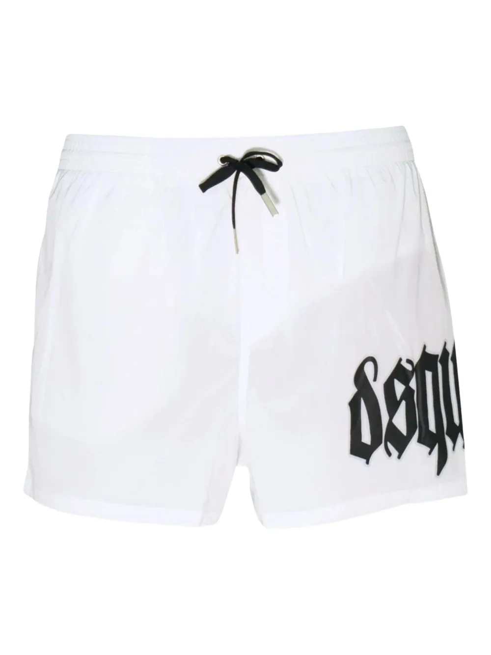 DSQUARED2 logo-print swim shorts - ホワイト DSQUARED2 logo-print swim shorts - ホワイト