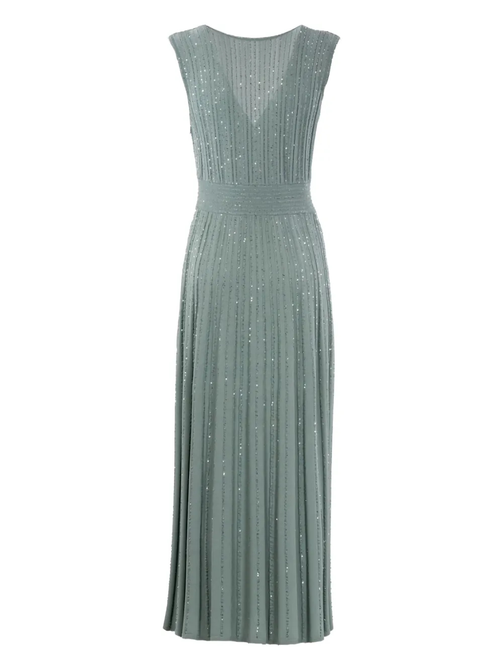 D.Exterior sequin-embellished midi dress - Blauw