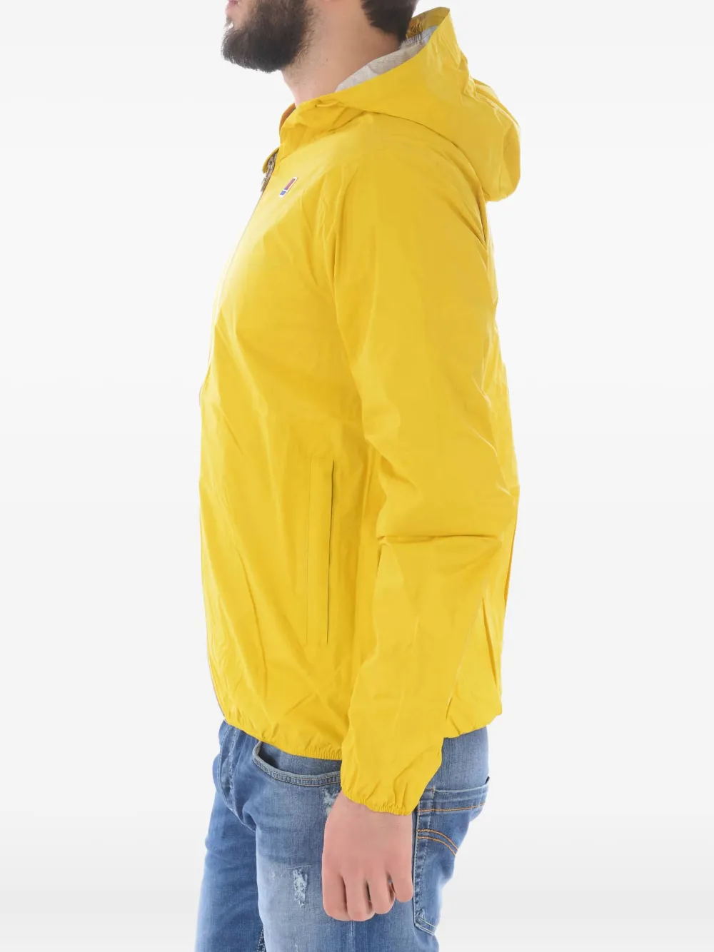 K-Way Jack met capuchon Geel