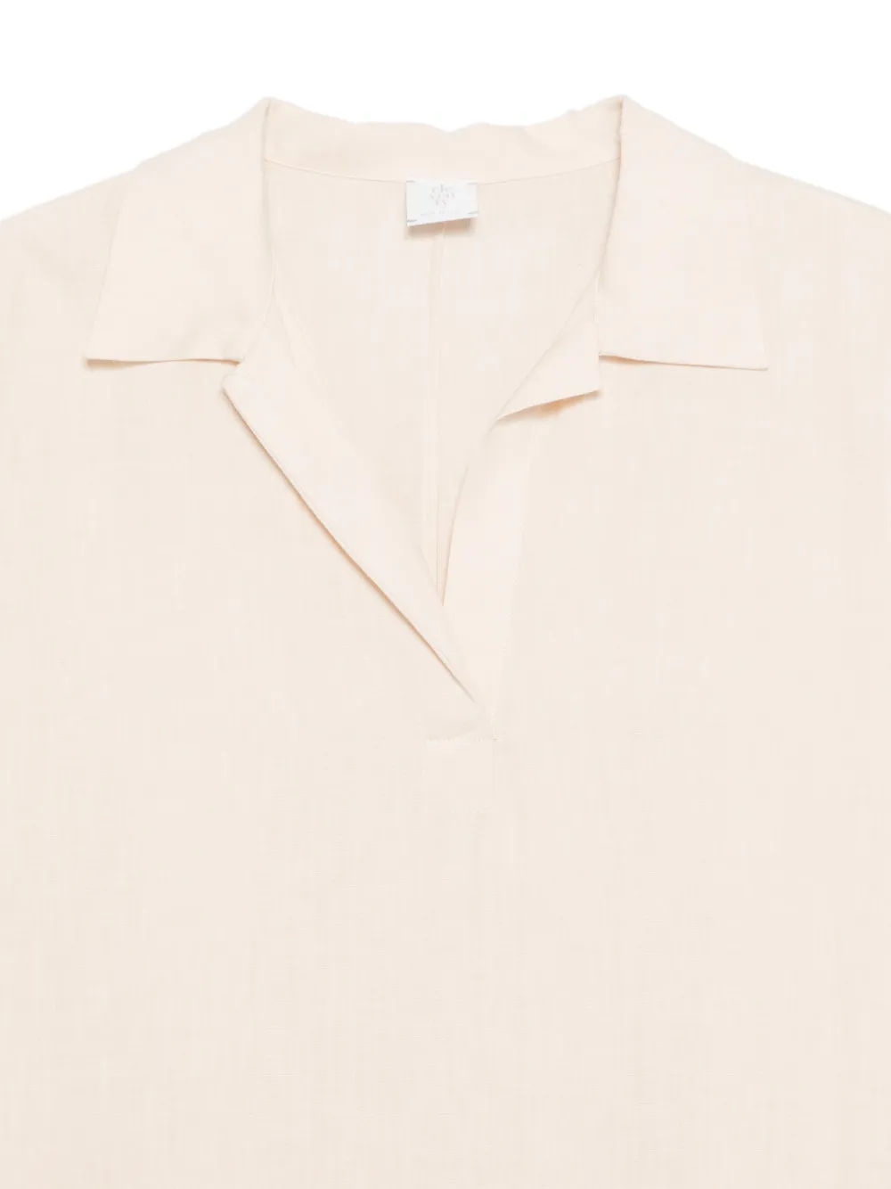 Eleventy Jurk met gespreide kraag Beige
