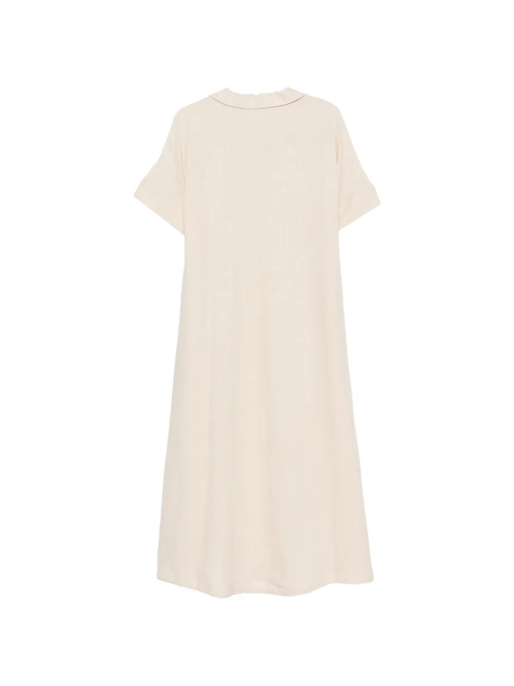 Eleventy Jurk met gespreide kraag Beige