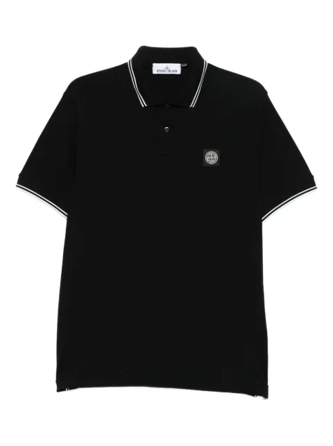 Stone Island logo polo shirt