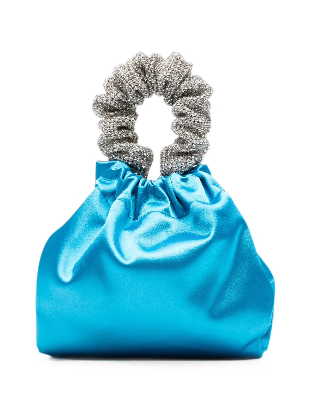 TWENTY FOURHAITCH Anaan crystal-embellished clutch bag - Blu