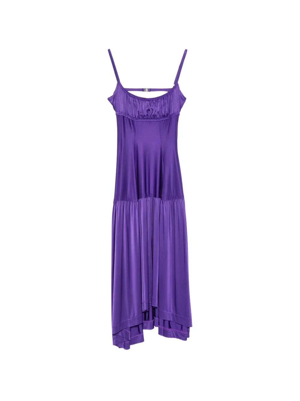Rabanne ruched-bodice asymmetric dress - Viola