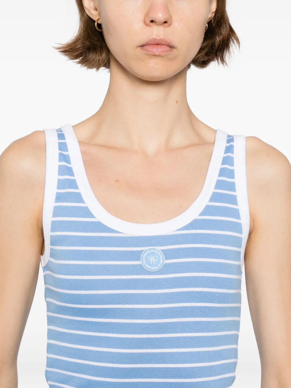 Sporty & Rich SRHWC tanktop Blauw