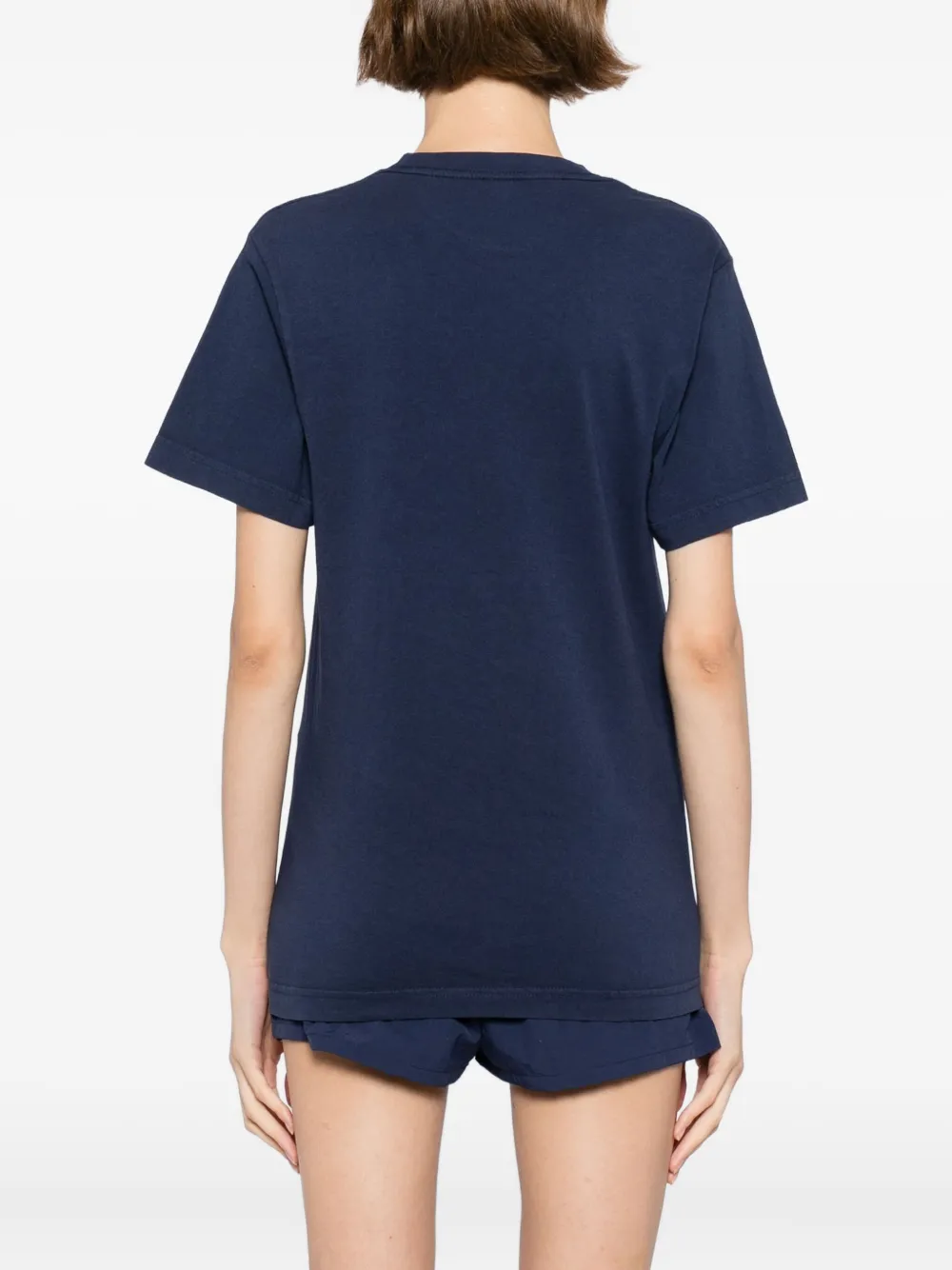 Sporty & Rich Paris Marathon T-shirt Blauw