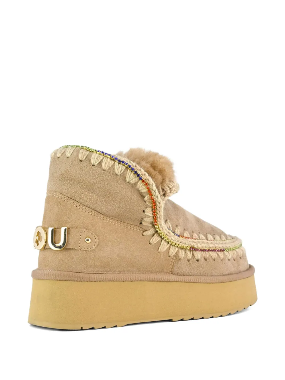 Mou Mini Eskimo platform boots Neutrals