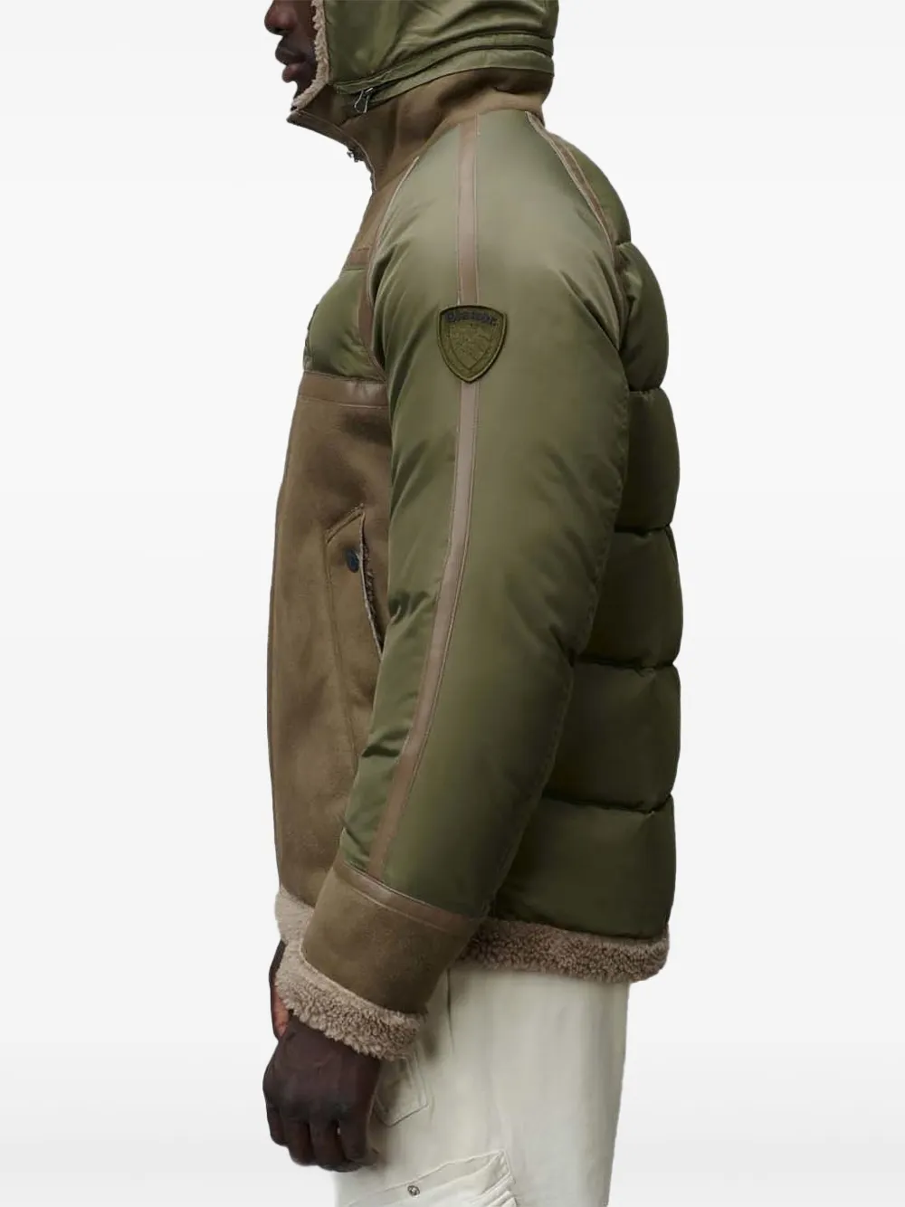Blauer hooded quilted jacket Groen