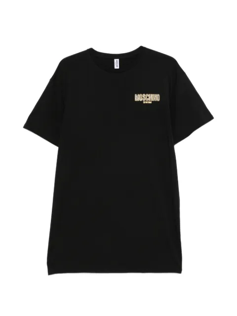 Moschino playera con logo estampado