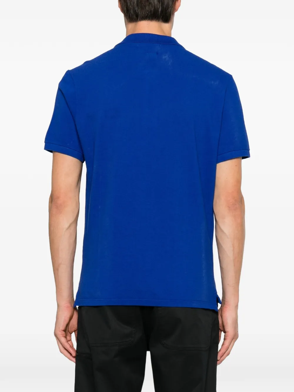 C.P. Company Poloshirt met logopatch Blauw