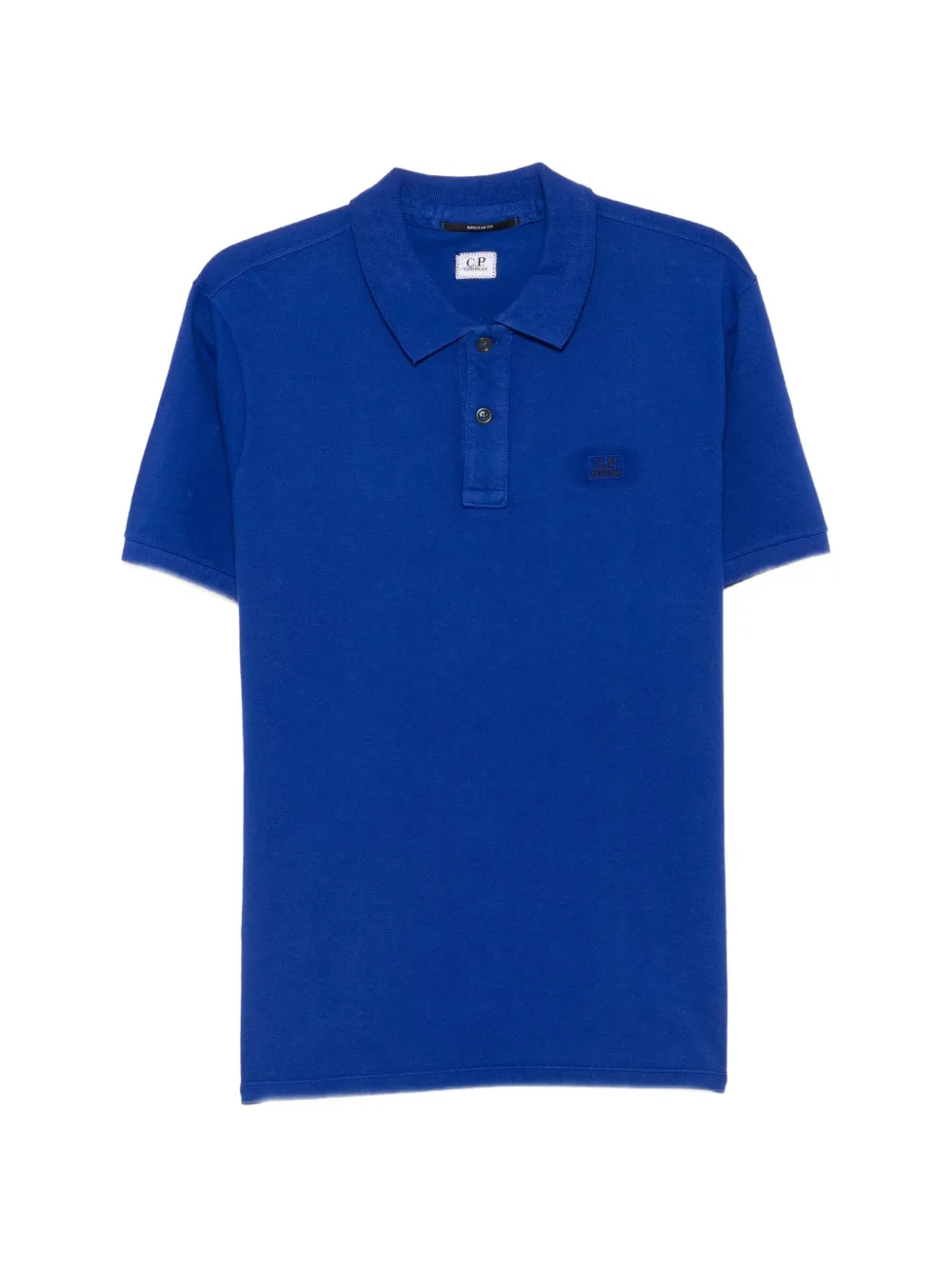 C.P. Company logo-patch polo shirt