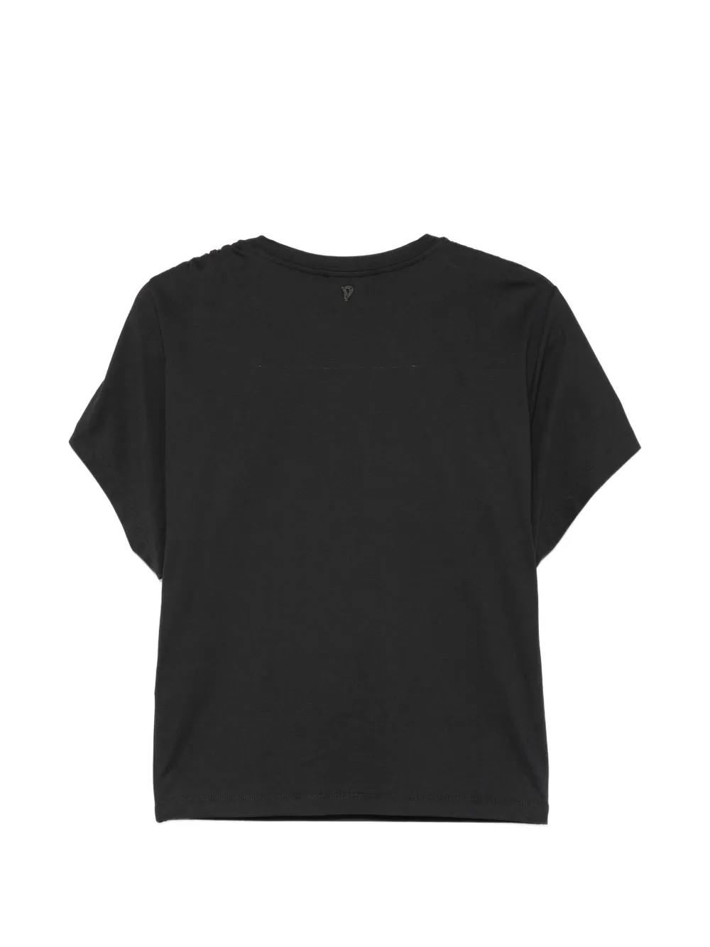 DONDUP T-shirt met trekkoord Zwart