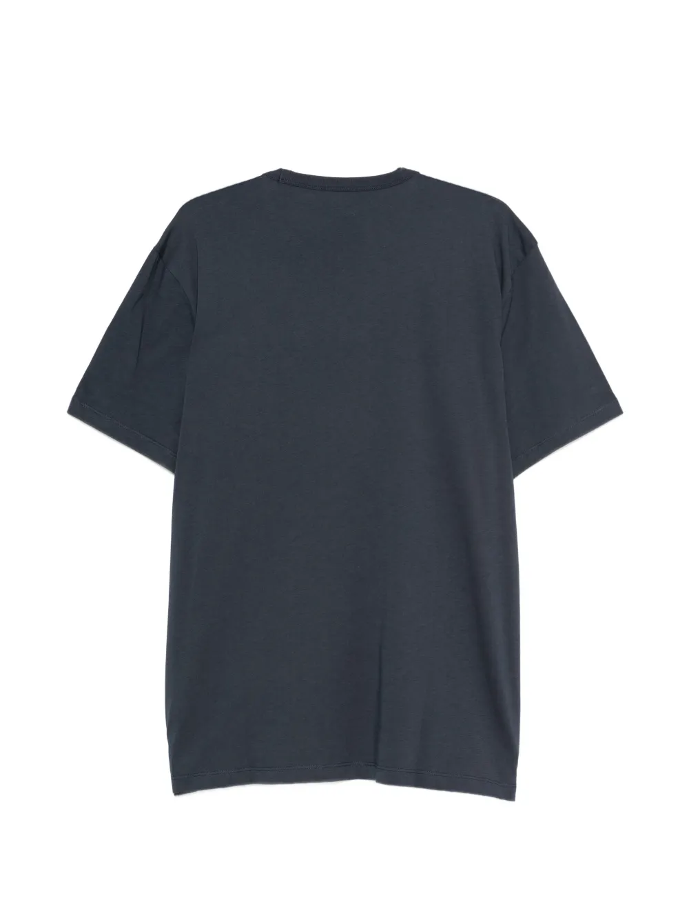 Blauer T-shirt met logopatch Blauw