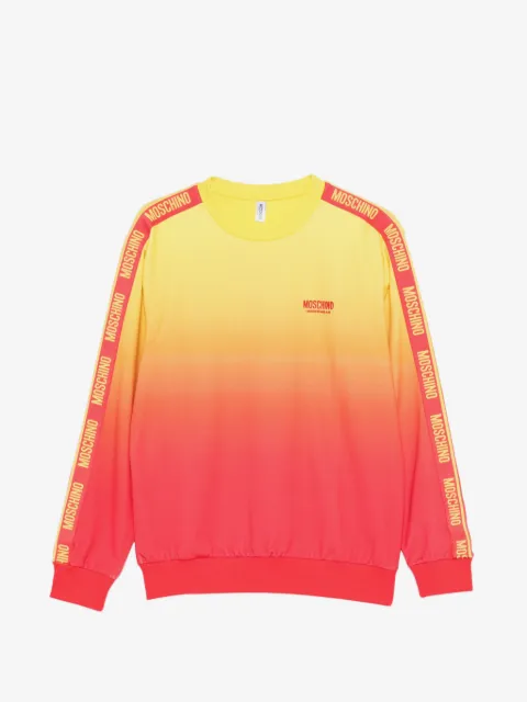 Moschino Sweatshirt mit Farbverlauf-Optik