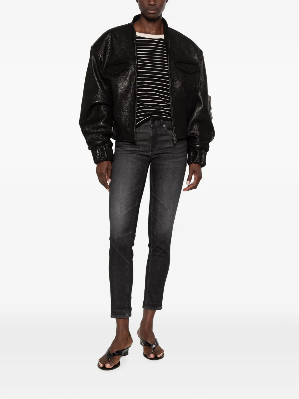DONDUP Jeans met vervaagd effect Grijs