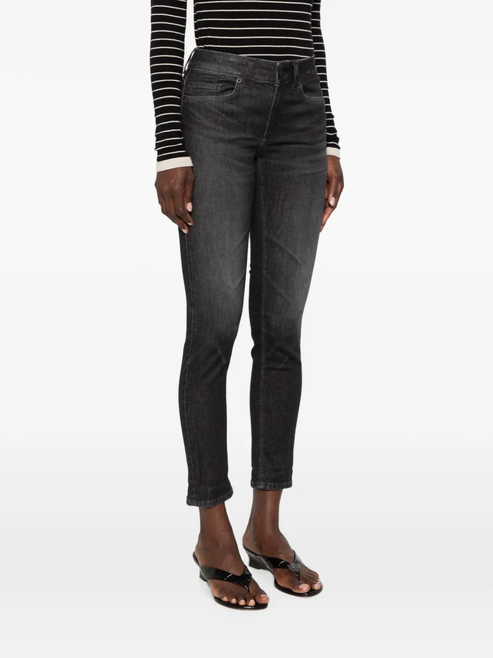 DONDUP Jeans met vervaagd effect Grijs