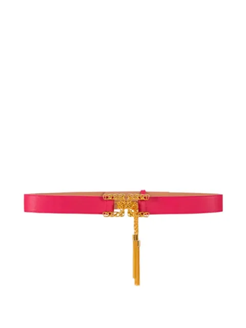 Elisabetta Franchi chain-buckle tassel belt