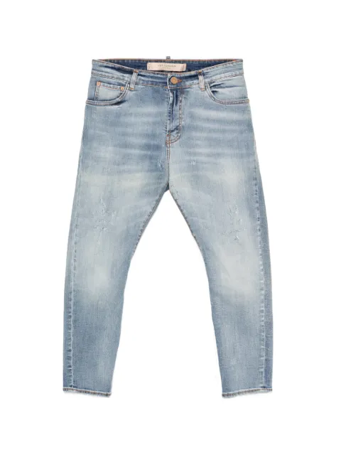 YES LONDON distressed slim-fit jeans