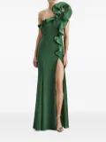 PRONOVIAS PARTY EDIT ruffle-embellished dress - Green
