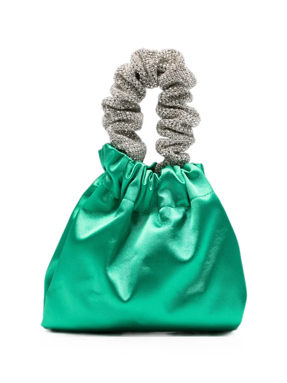 TWENTY FOURHAITCH Anaan crystal-embellished clutch bag - Verde