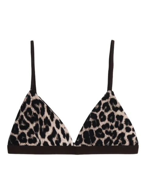 Baserange Sutiã com estampa de leopardo