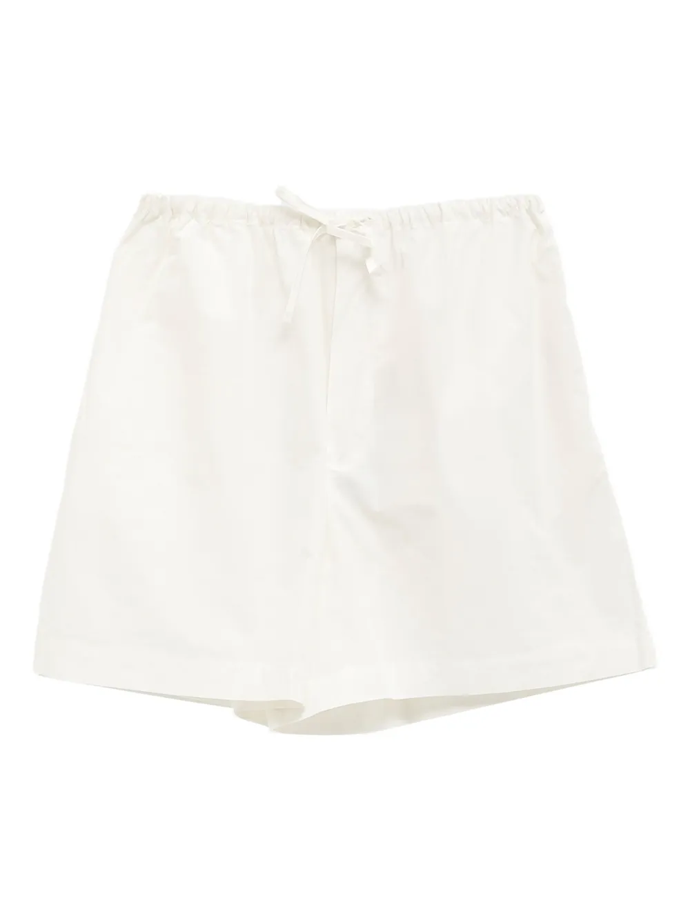 Baserange Kolla Drawstring Cotton Shorts In Gray