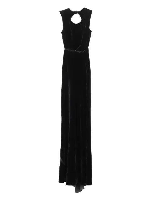 Rick Owens open-back velvet dress