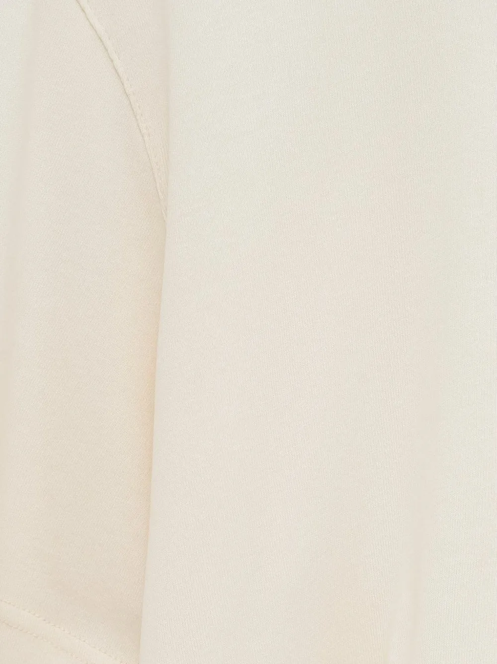 LEMAIRE round-neck short-sleeve top Beige