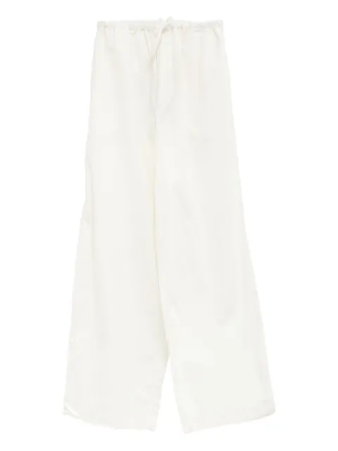 Baserange drawstring straight trousers