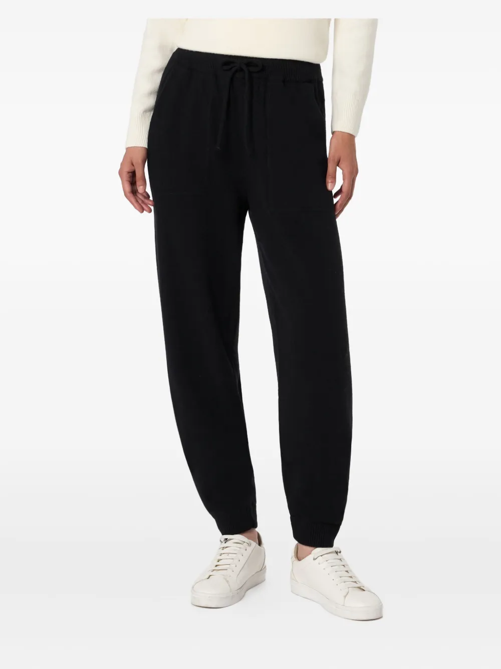 MC2 Saint Barth Broek met trekkoord en zakdetail - Zwart