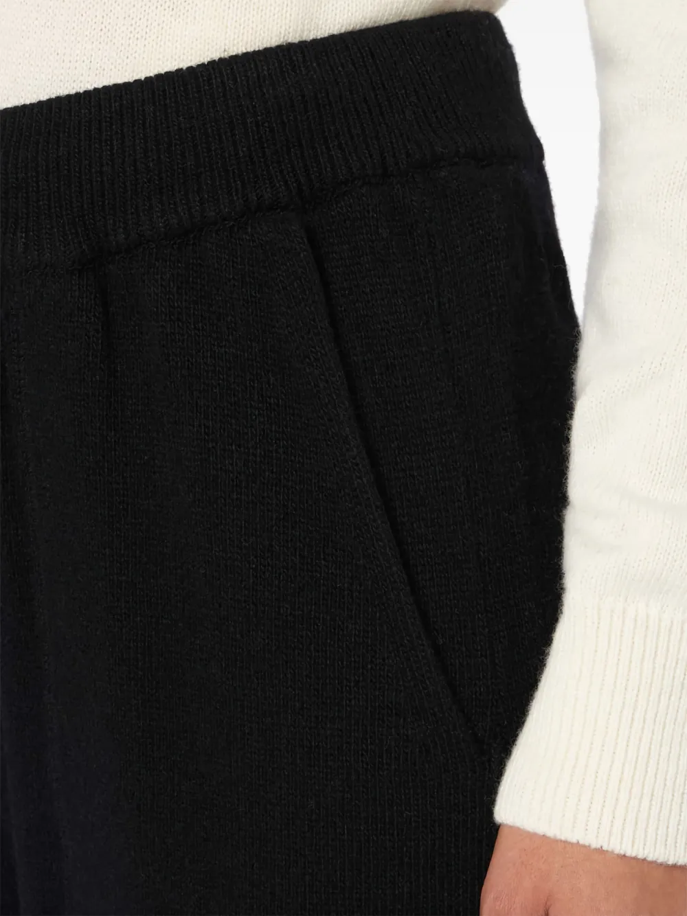 MC2 Saint Barth Broek met trekkoord en zakdetail Zwart
