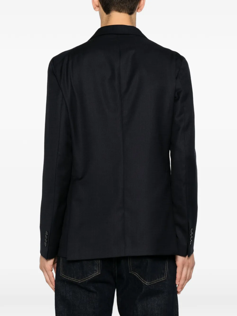 Tagliatore Blazer met enkele rij knopen Blauw