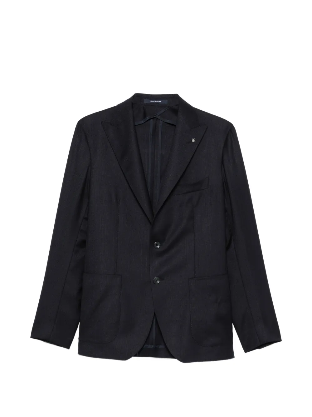 Tagliatore single-breasted peak-lapel blazer - Blau