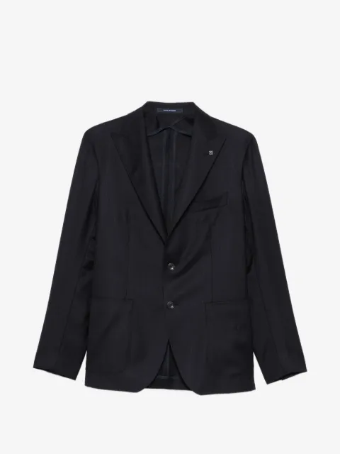 Tagliatore single-breasted peak-lapel blazer