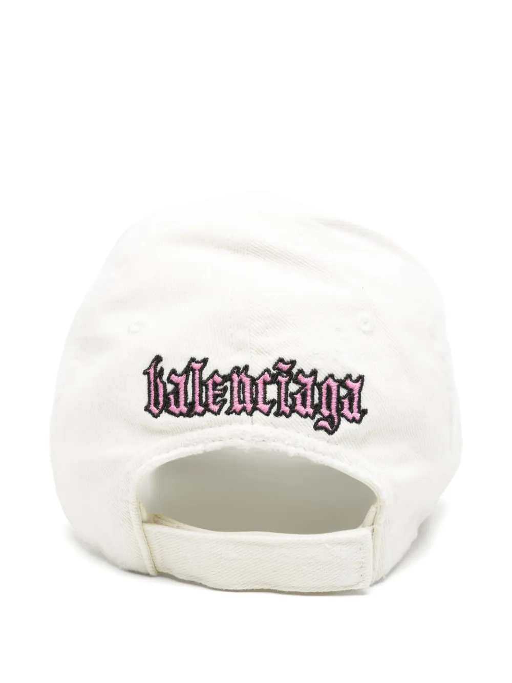 Balenciaga Honkbalpet met geborduurd logo - Beige