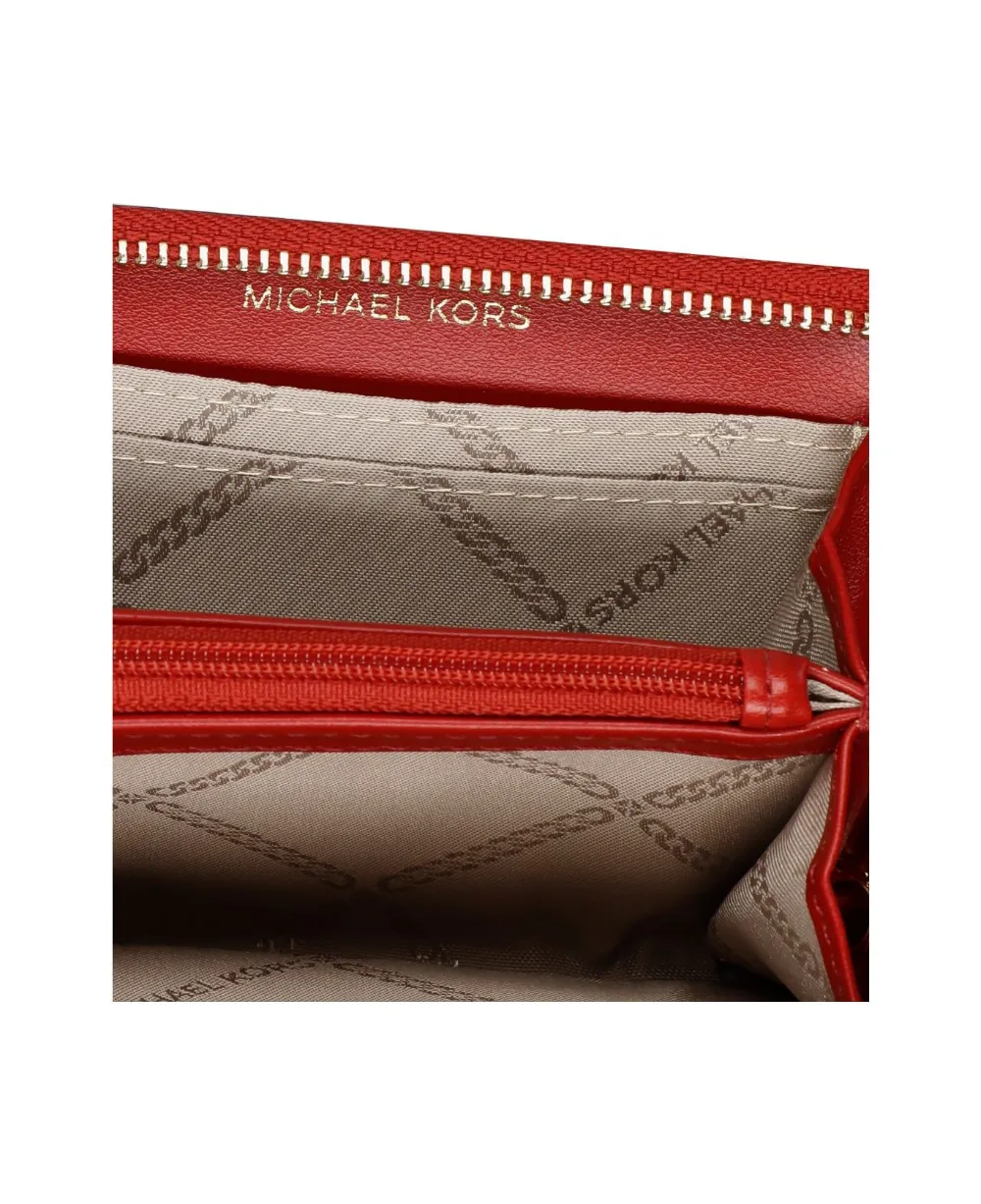 Michael Kors Portemonnee met logoplakkaat Rood