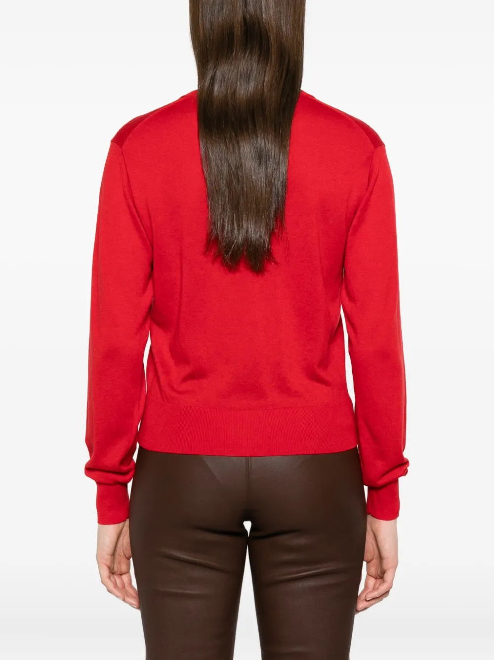 By Malene Birger Montie vest met knopen Rood