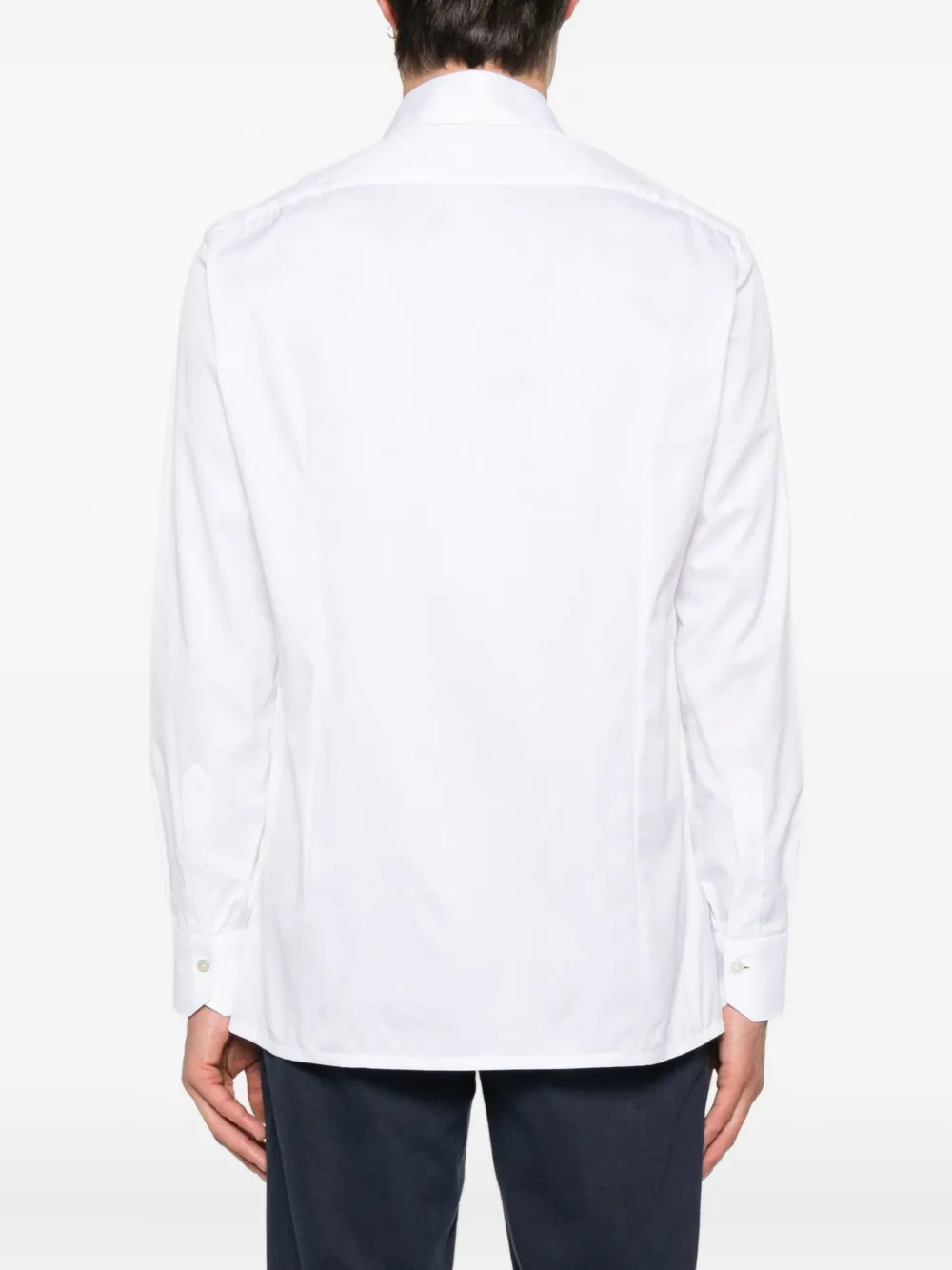 Kiton Katoenen overhemd Wit