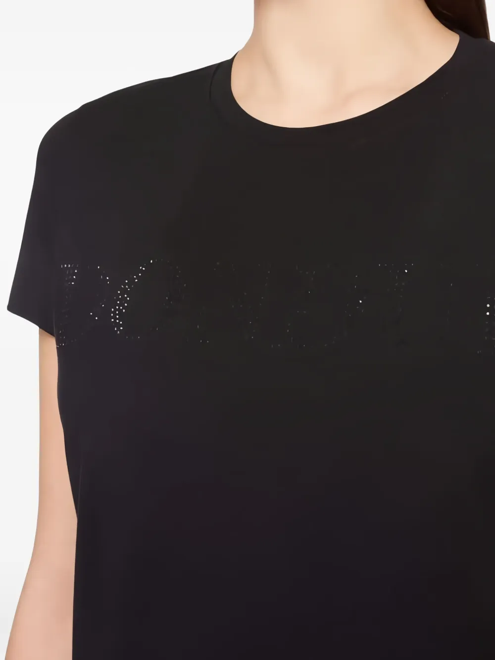 DONDUP crystal-embellished T-shirt Zwart