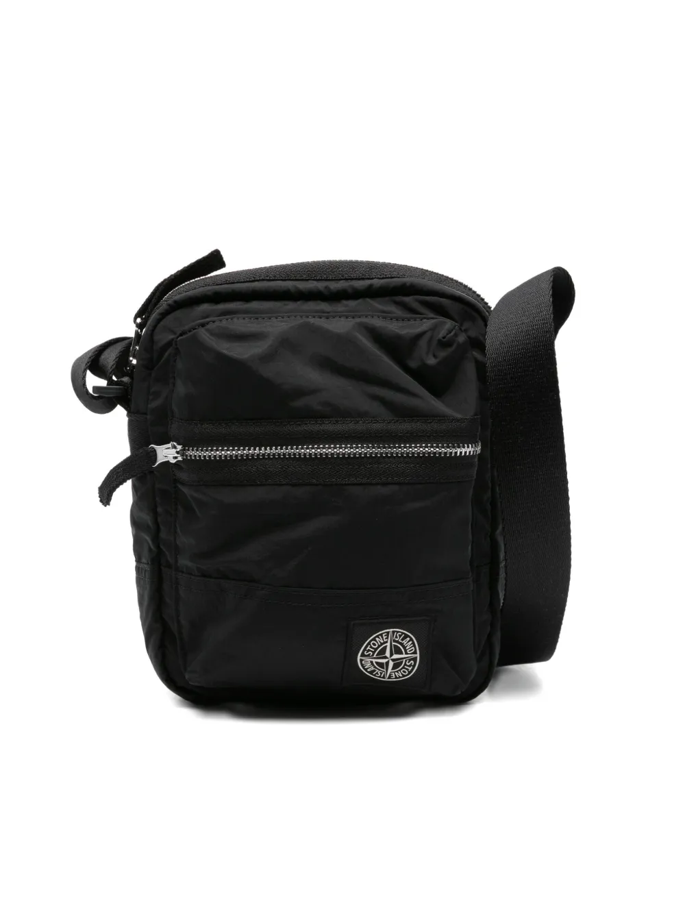 Stone Island Compass-patch messenger bag - Nero
