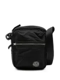Stone Island Compass-patch messenger bag - Black