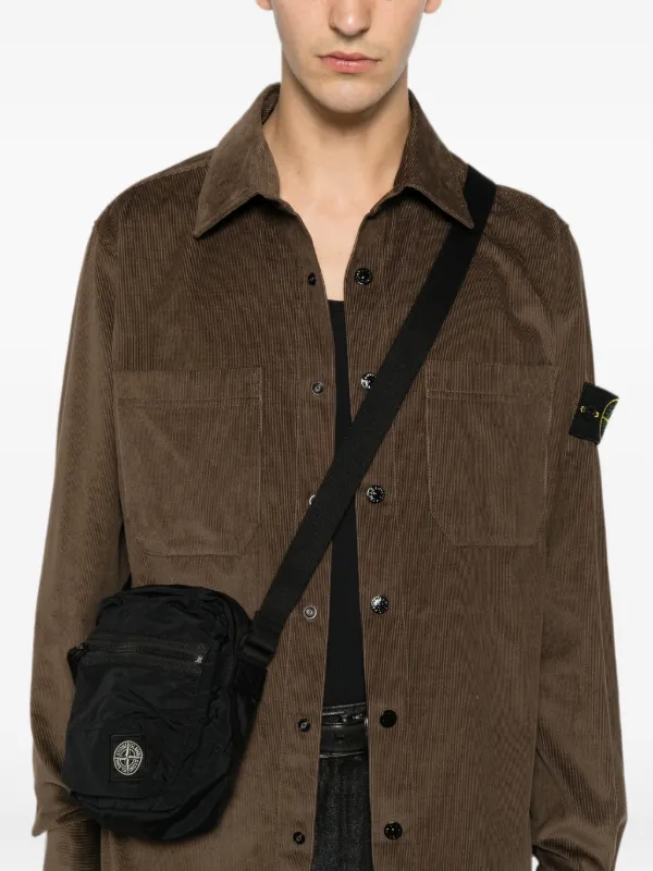 Stone Island メッセンジャーバッグ | ブラック | FARFETCH JP