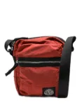 Stone Island ECONYL® zip-fastening messenger bag - Red